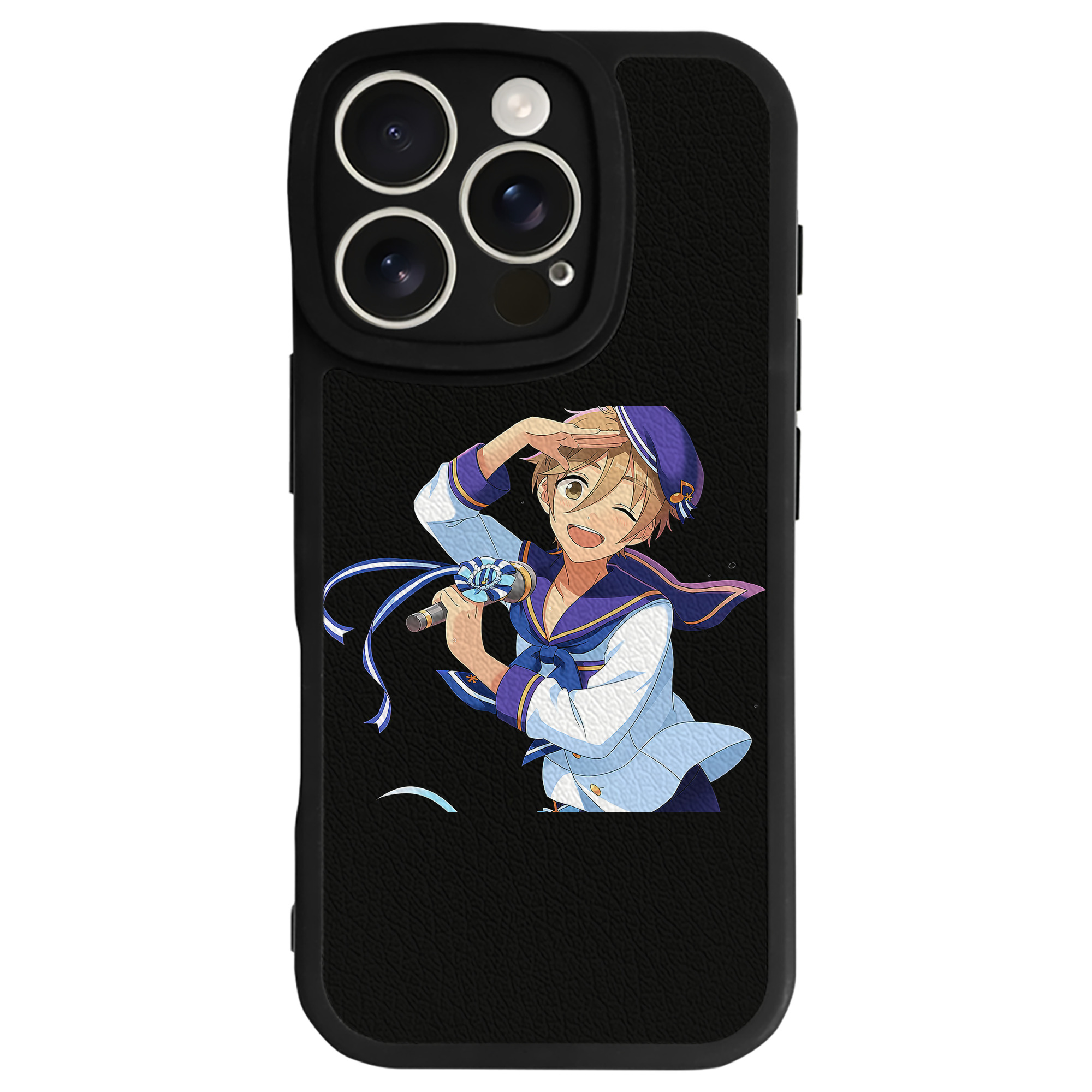 （画像用） あんさんぶるスターズ! Ensemble Stars 【iPhone 16シリーズ対応】シリコンスマホケース（レザー調） 材質：シリコン